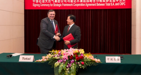 Total et la compagnie nationale chinoise CNPC signent un accord de coopération stratégique