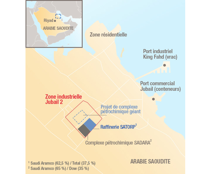 Carte Arabie Saoudite Aramco