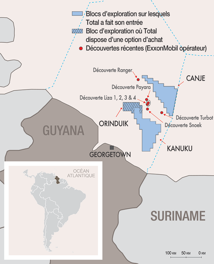CP Guyana - carte fr