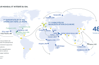 Infographie : "Un acteur mondial et intégré du GNL"