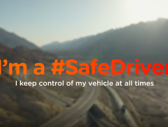 I'm a #SafeDriver, I keep control of my vehicle at all times